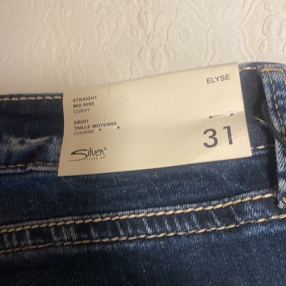 Silver brand new jeans never worn - Picture 3 of 5
